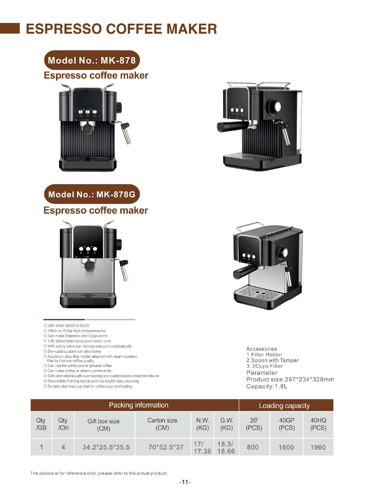 MK-878G Black Premium