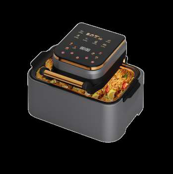 Dual Basket Air Fryer Gray